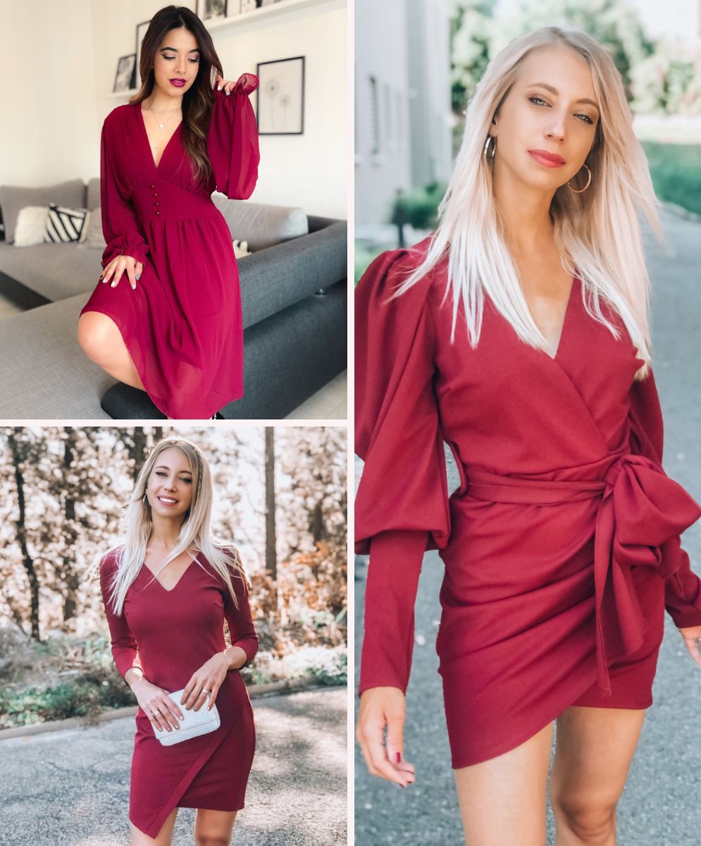 Robe rouge pour Noël